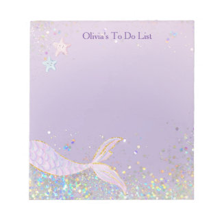 Bloco De Notas Whimscolor Watercolor - Glitter Sereia