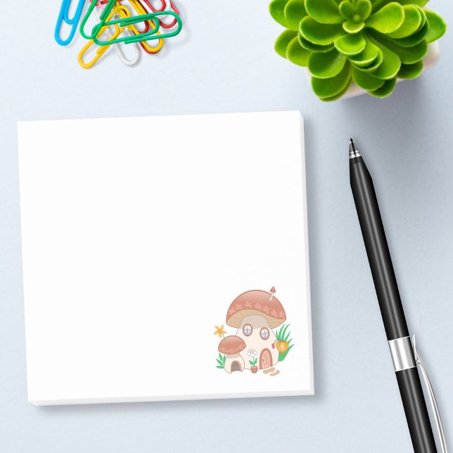 Bloco De Notas Whimsic Fairy Mushroom House (Criador carregado)