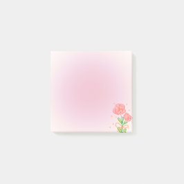Bloco De Notas Whimsical Floral Art Print