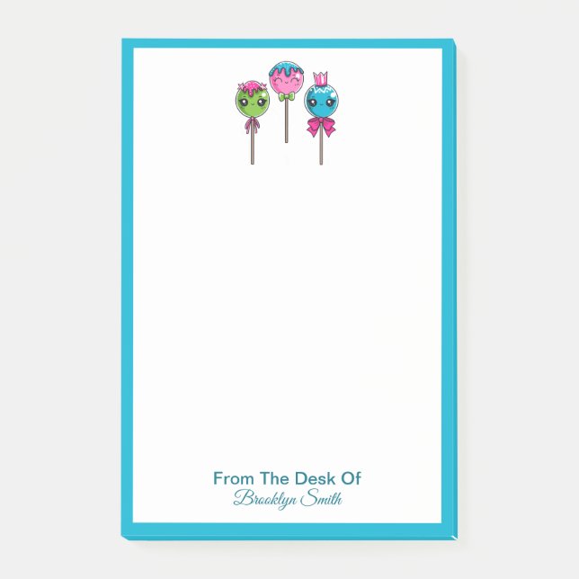 Bloco De Notas Whimsical Lollypops (Frente)