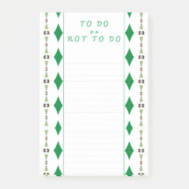 Bloco De Notas Whimsical To Do or Not to Do paciock