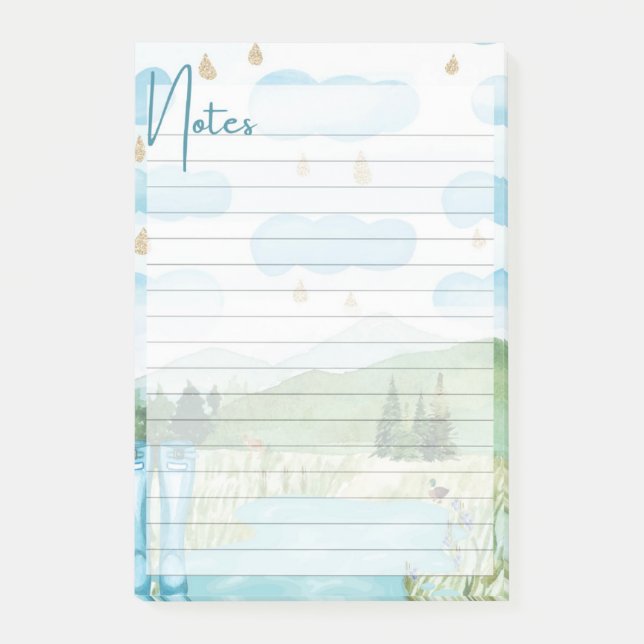 Bloco De Notas Whimsy do dia a dia - Notas ilustradas (Frente)