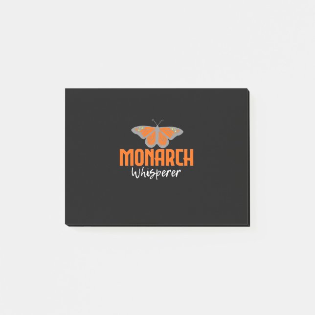 Bloco De Notas Whisperer da Borboleta Monarca (Frente)