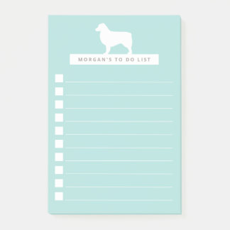 Bloco De Notas White Aussie | Lista de Tarefas Personalizadas | A