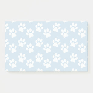 Bloco De Notas White Paw Imprime Design de Posta-Notas