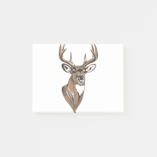 Bloco De Notas Whitetail Buck Deer (Frente)