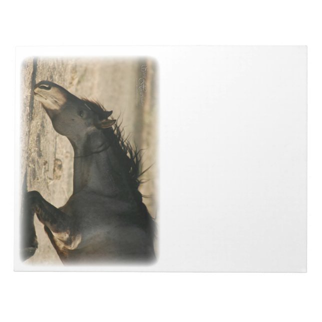 Bloco De Notas Wild Stallion Rolling (Frente)