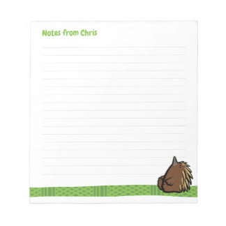 Bloco De Notas Wildlife Echidna Note Pad
