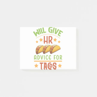 Bloco De Notas Will Give HR Advice for Tacos Funny Human Resource