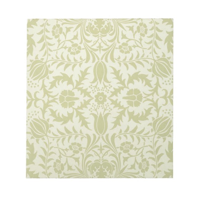 Bloco De Notas William Morris Borage Wedding Soft Green (Frente)