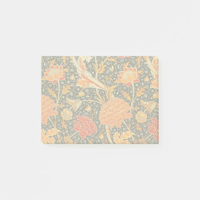 Bloco De Notas William Morris Cray Wallpaper Pattern (Frente)