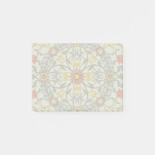 Bloco De Notas William Morris Floral Circle Flower Illustration