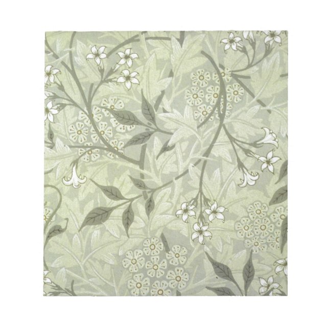 Bloco De Notas William Morris Jasmine Botanical (Frente)