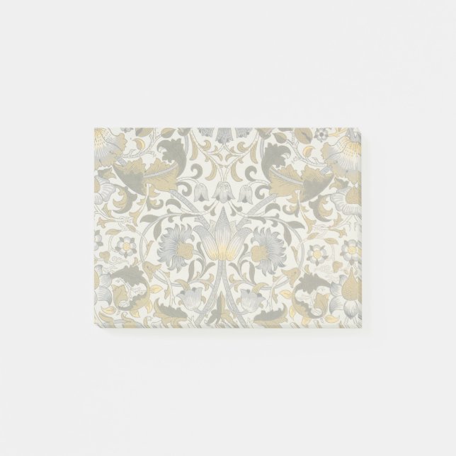 Bloco De Notas William Morris Lodden floral (Frente)