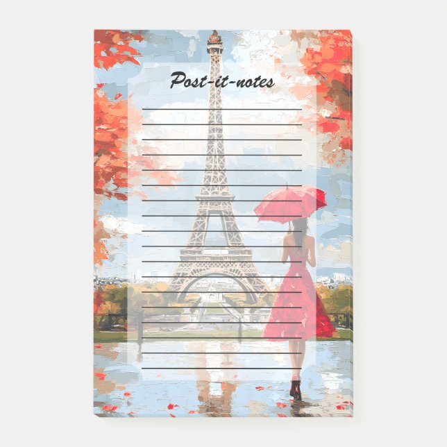Bloco De Notas Wind Romance Paris Chic Walk (Frente)