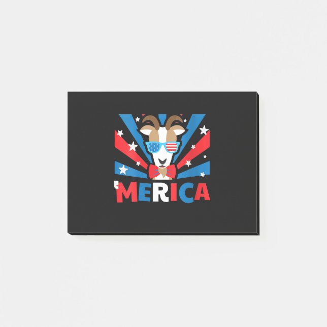Bloco De Notas Womens Merica Goat (Frente)