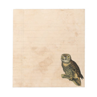 Bloco De Notas Woodland Owl Notepad