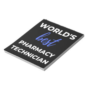 Bloco De Notas World's Best Pharmacy Technician
