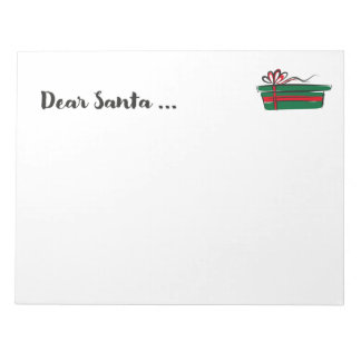 Bloco De Notas Wunschzettel Dear Santa