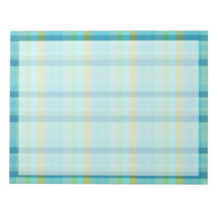 Bloco De Notas Xadrez azul de Shirley Taylor