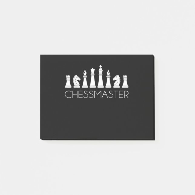 Bloco De Notas Xadrez - Chessmaster (Frente)