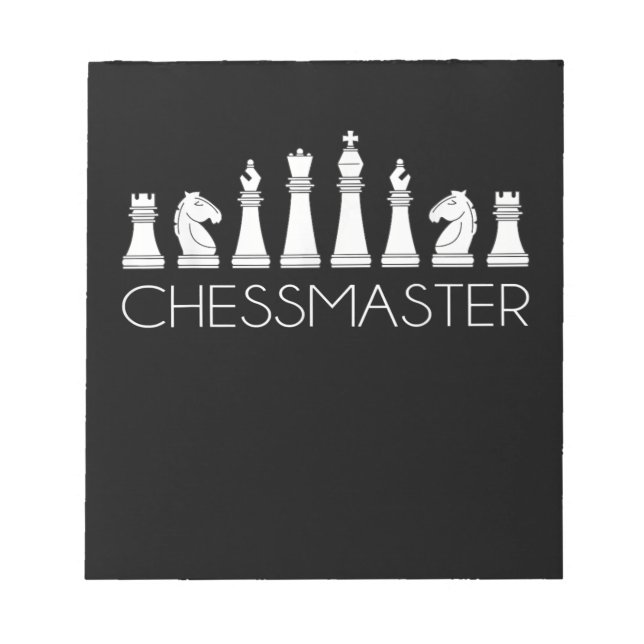 Bloco De Notas Xadrez - Chessmaster (Frente)