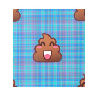Bloco De Notas xadrez poop emoji