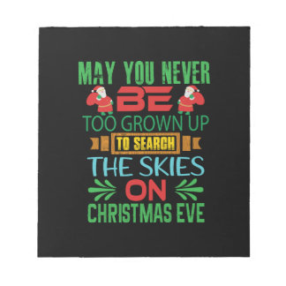 Bloco De Notas Xmas Deu O Céu Na Véspera De Natal