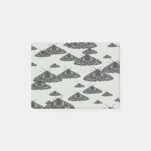 Bloco De Notas Yaei Moth à noite espreitando à meia-noite (Frente)