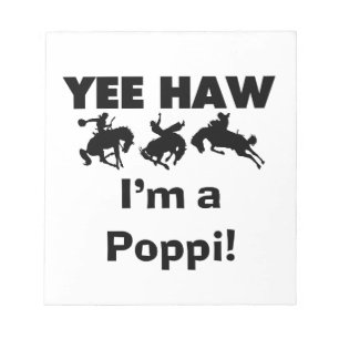 Bloco De Notas Yee Haw, sou uma camiseta e presentes