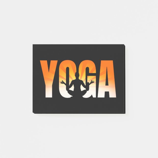 Bloco De Notas Yoga Sunshine (Frente)