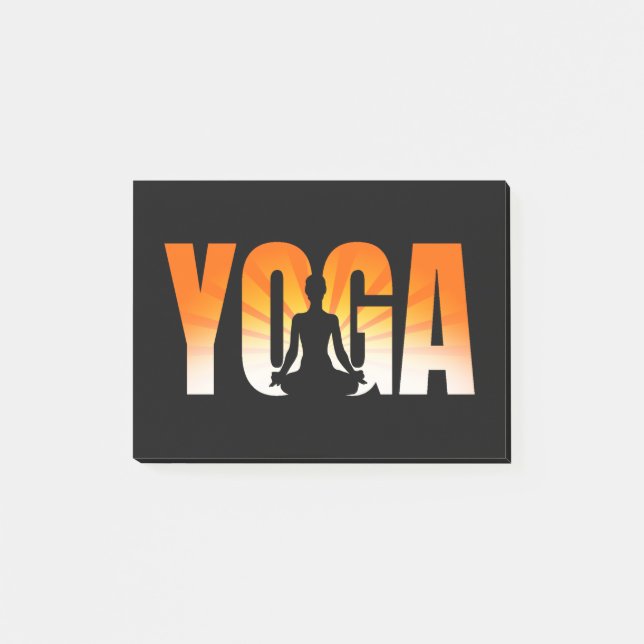 Bloco De Notas Yoga Sunshine (Frente)