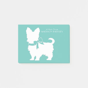 Bloco De Notas Yorkshire Terrier Dog Puppy Yorkie