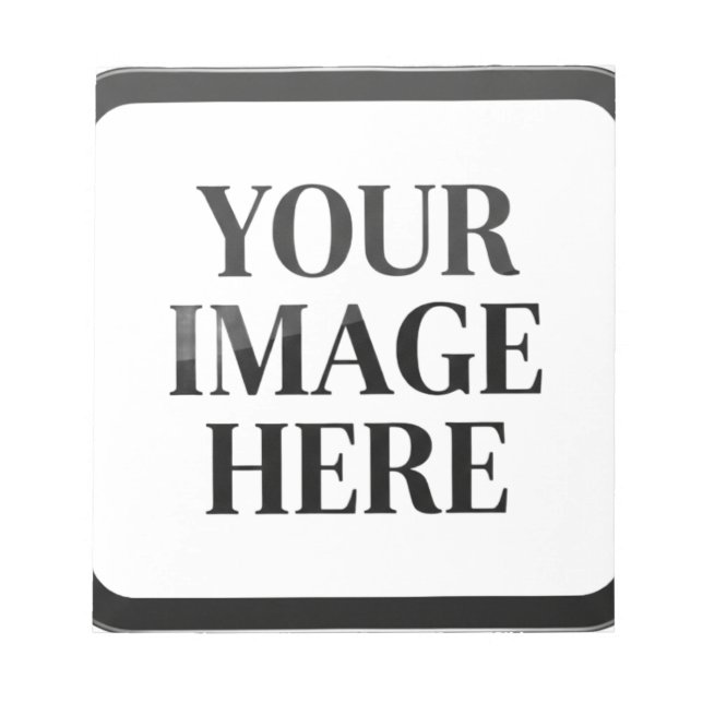 Bloco De Notas Your Custom Memory - Personalized Photo Placeholde (Frente)