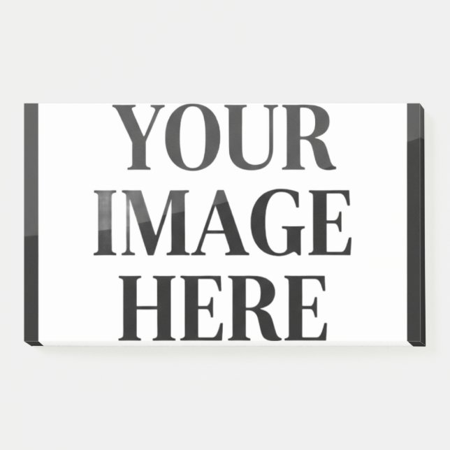 Bloco De Notas Your Custom Memory - Personalized Photo Placeholde (Frente)