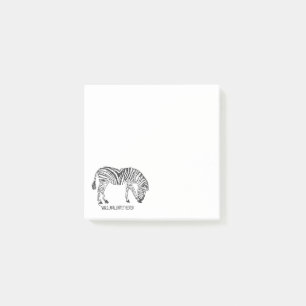 Bloco De Notas Zebra composta por Escrivores Negros