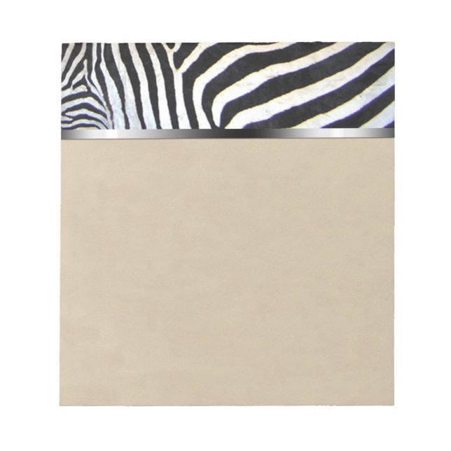 Bloco De Notas Zebra Stripes (Frente)