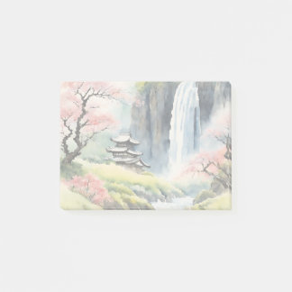 Bloco De Notas Zen Watercolor House Post-It Note