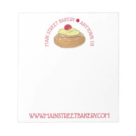 Bloco De Notas ZEPPOLE — pastelaria de pastelaria em pó