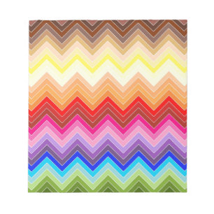 Bloco De Notas Zig Zag Arco-Íris