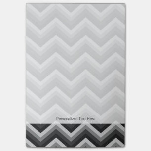 Bloco De Notas Ziguezague retro Chevron do teste padrão