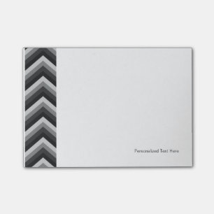 Bloco De Notas Ziguezague retro Chevron do teste padrão