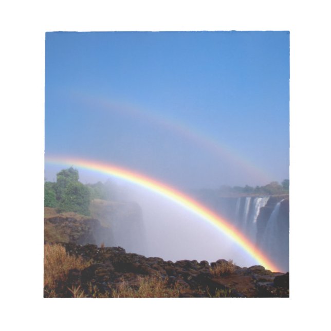 Bloco De Notas Zimbábue, Parque Nacional de Victoria Falls. Dupla (Frente)
