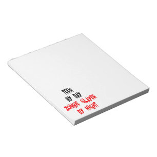 Bloco De Notas Zombie Slayer Teen