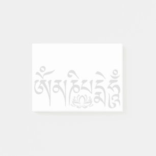Bloco De Notas Zumbido do OM Mani Padme