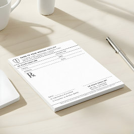 Bloco de Receituário Médico | Bloco de Notas RX Ed