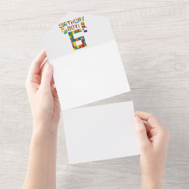Bloco Edifício De Blocos De 6 Bonito De Aniversári (Tearaway)