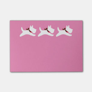 Bloco Post-it 3 Scotties brancos personalizam