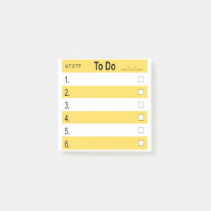 Bloco Post-it 3" x 3" Cargo-it® notam ToDo