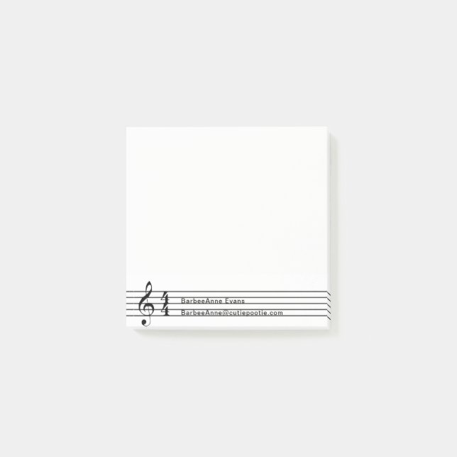 Bloco Post-it 4/4 de vez (Frente)